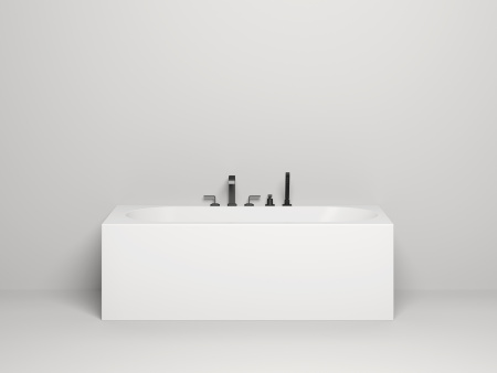 Ванна из литьевго мрамора Salini FABIA 102611GF 170х75 пристенная прямоугольная